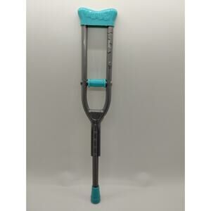 Single My Life 18" Doll size Accessory Crutches Gray and Teal Blue